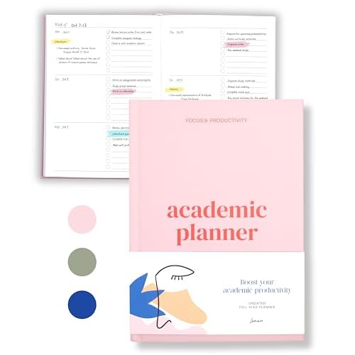 Lamare Academic Planner 2025-2026 ? Undated Weekly College Student Planner 2025-2026 For Homeschool, High School, College & Nursing Students