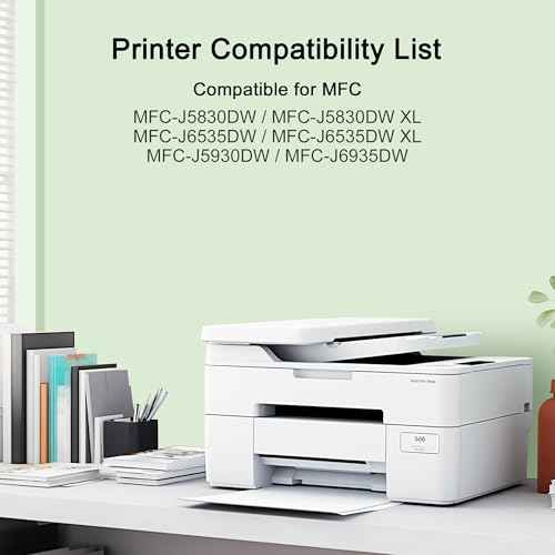 LC3029XXL Ink Cartridges LC30294PK Super High Yield Compatible for Brother LC3029 Ink Cartridges MFC-J5830DW MFC-J5830DWXL MFC-J6935DW Printer, 4-Pack (1 Each LC3029BK, LC3029C, LC3029M, LC3029Y)