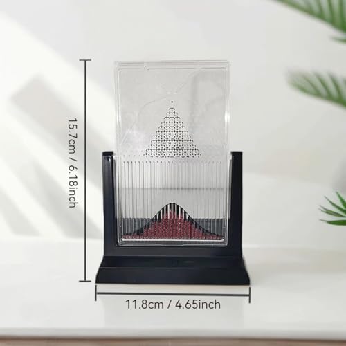 Desk Galton Board Experiment Kit with Bell Curve Demonstration, 12x12x17cm