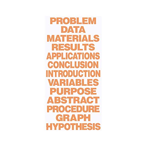 Flipside Products Orange Science Fair Titles, Display Board Titles, Projects, School, Kids, Classroom, Pack of 24