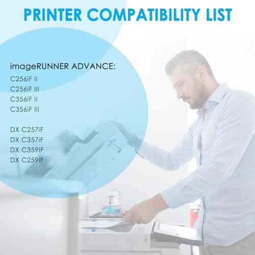 LeciRoba GPR58 2182C003AA Black Remanufactured Toner Cartridge Replacement for Canon GPR-58 for imageRUNNER Advance C256iF C356iF C257iF C357iF C259IF C359IF DX Printer (High Yield, Black, 1-Pack)
