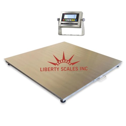 Liberty LS-800 Washdown Floor Scale - NTEP Certified for Trade | 48" x 48" | 2500 lbs Capacity