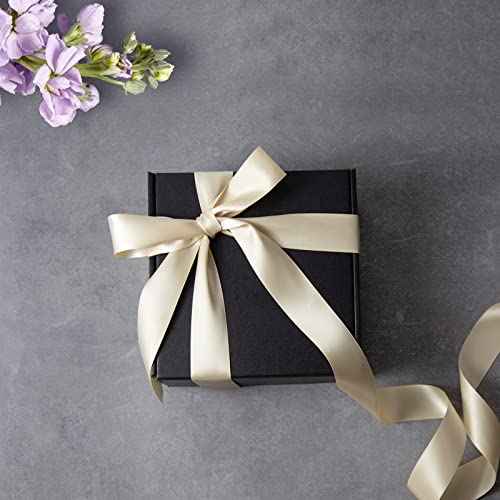 8x8x4 Inches Shipping Boxes Pack of 25, Packaging Corrugated Cardboard Mailer Boxes for Small Bussiness, Black