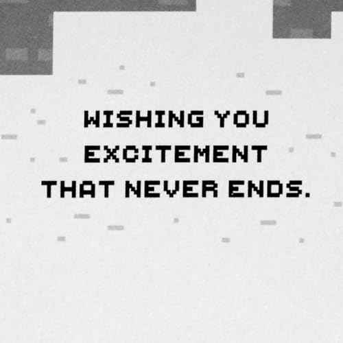 Hallmark Paper Wonder Minecraft Pop-Up Card (Build, Explore, Create) for Birthdays, Graduations, Kids, Gamers