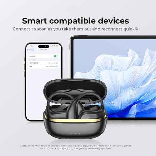 NE18 AI Translation Earbuds Real Time, 135 Language Translator Earbuds, 3-in-1 Buletooth 6.0 Wireless Translating Device with 4 Mode, Translate Ear Buds for Travel Business Learning (Silver)