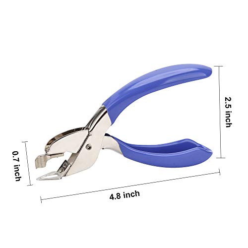 ASPERFFORT Blue Staple Remover Tool - Heavy-Duty Office/School Pin Puller