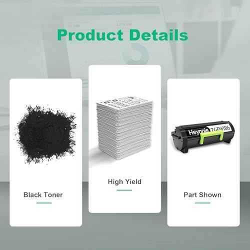 24B6186 Toner Cartridge Compatible Replacement for Lexmark 24B6186 for M3150 XM3150 XM3150h Printer