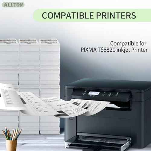 PGI-230 CLI-231 XXL Ink Cartridge Compatible 230 231 High Yield PGI230 CLI231 Ink Cartridge Replacement for PIXMA TS8820 Inkjet Printer(6-Pack,PGBK/BK/C/M/Y/GY)