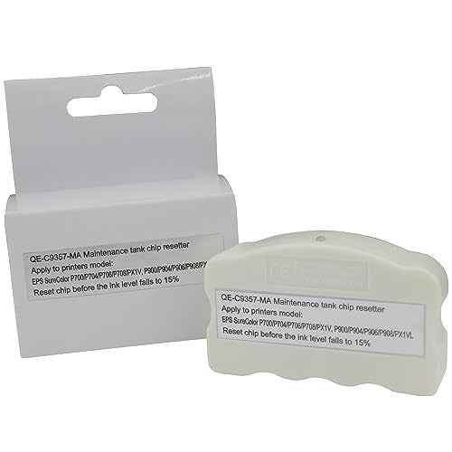 UPink C12C935711 C9357 Maintenance Tank chip Resetter Compatible for SC P700 P708 P900 P908 P704 P706 P907 P906 P903 P703 SC-P 700 SC-P 900 Printer