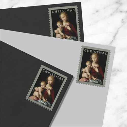 Christmas Virgin and Child (Booklet of 20) First-Class Mail Forever Postage Stamps 2022 Scott 5721