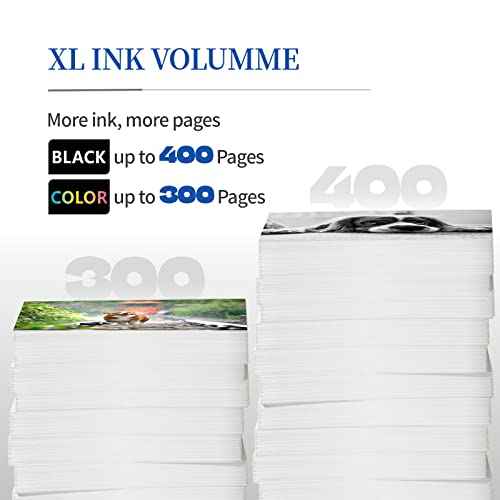 INKCLOUD Compatible Ink Cartridges Replacement for 260XL 261XL PG-260 XL CL-261 XL Combo Pack for Canon Pixma TS6420a TS6420 TR7020a TS5300 TS5320 TR7020 Printer Ink (1 Black,1 Tri-Color, 2Pack)