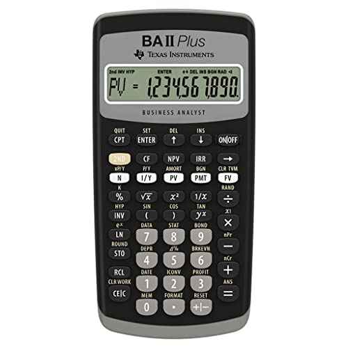 (Texas Instruments) Advanced Financial Calculator (BA II Plus)