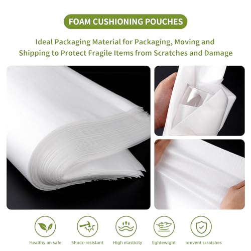 50PCS 16 x 24Inch Foam Pouches for Packing, Large Cushion Wrap
