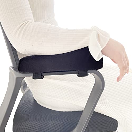 Jienyuce Easy-You Office Chair Armrest Covers – Set of 2, Soft Non-Slip Armrest Paddings