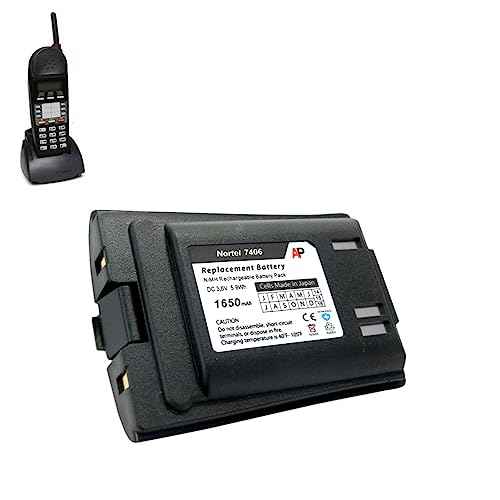 Artisan Power Replacement Battery for Nortel Norstar T7406 Phones: 1650 mAh