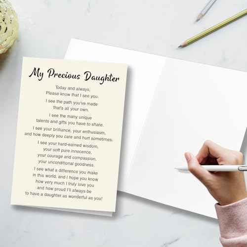Birthday Daughter Card, Birthday card daughter adult, Daughter Birthday Card, Birthday Gift from Mom | Dad