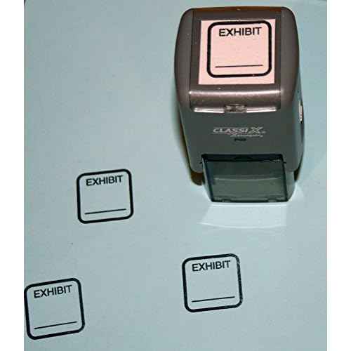 Exhibitindexes¢ç Exhibit Stamp
