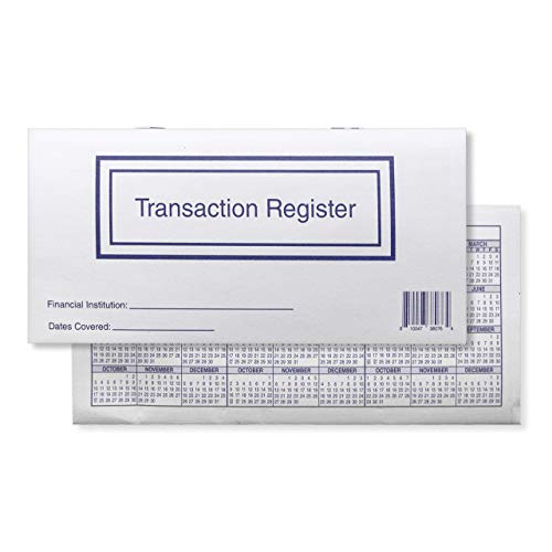 CAROUSELCHECKS 3 x 6 in Checkbook Register – 10 Pack, 2026–2028 Calendar, 27 Pages