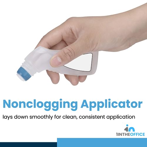 4-Pack Envelope Moistener with Adhesive Squeeze Bottles 2 oz - Office Mailing Supplies