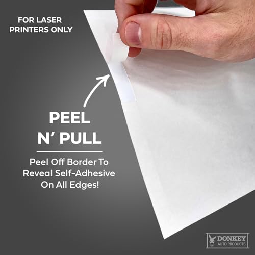 1-Part Self-Adhesive Buyers Guide Form (Letter, 100 Pack) - Blank Front, Adhesive All Sides