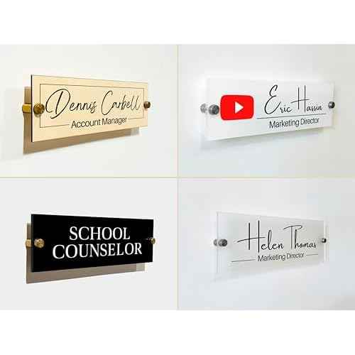 Wall Sign Name Plate - Door Name Plate Office Gifts Executive Sign Wall Plate Graduation Personalized Sign