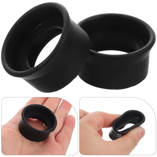 2Pcs Rubber Eyepiece Protectors for Binoculars & Microscopes Eye Guards