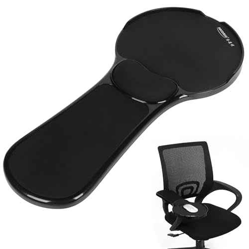Ergonomic Arm Rest Mouse Pads for Chairs, Upgrade Adjustable Chair arm Mouse pad, Gaming Covers for Elbows and Forearms Pressure Relief,Mouse pad Chair Attachment