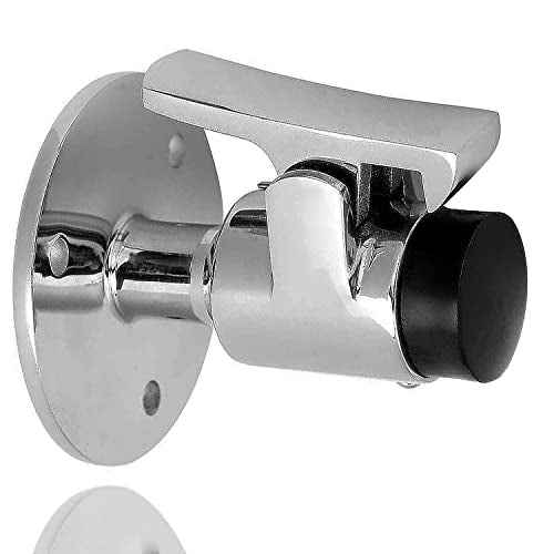 RedSnake Marine Grade 316 Stainless Steel Heavy Door Stopper Catch Set Surface Mirror Treatment Boats Yachts Ships Hatch Stopper Soft Stop and Catch Anti-Collision Holder Hold Keep Door Open (2PCS)
