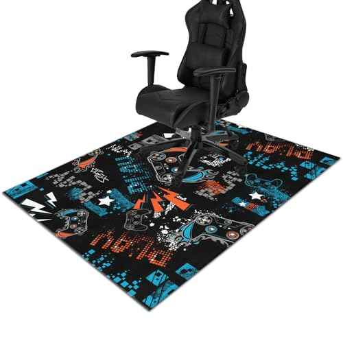 Office Chair Mat for Hardwood Gamer 36"x48" Computer Gaming Chair Mat Anti-Slip Rugs Game Protector for Rolling Chairs Under Desk Rug for Home