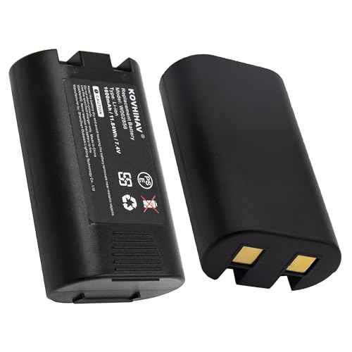 (2 Pack) Updated li-ion Battery 7.4v 1600mah 11.84Wh for Rhino 4200 Rhino 5200 LabelManager 420P LabelManager 360D