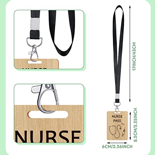 12 Sets School Pass Lanyards for Classroom and Office Access