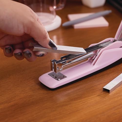 Swingline Desktop Stapler Blush Pink, 20 Sheet Capacity, Model S7054513