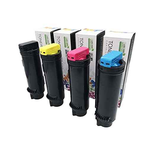 Compatible for Xerox Phaser 6510 WorkCentre 6515 Toner Cartridge (Black 106R03480, Cyan 106R03477, Magenta 106R03478, Yellow 106R03479) (6510 4PK)