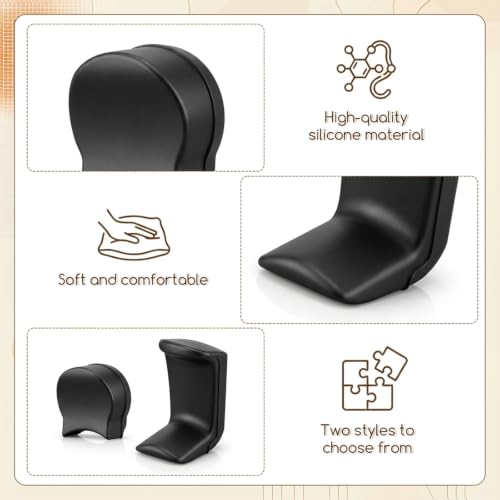 3 Pack Silicone Clarinet Thumb Rest Cushions for Woodwind Instruments