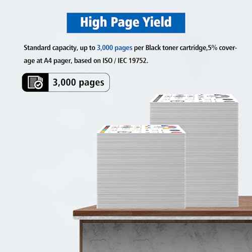 070 CRG070 CRG-070 Black Toner Cartridge Compatible for Canon ImageCLASS MF460 MF465dw MF462dw LBP246dw LBP240 LBP247dw Printers 3000 Pages (1 Pack)