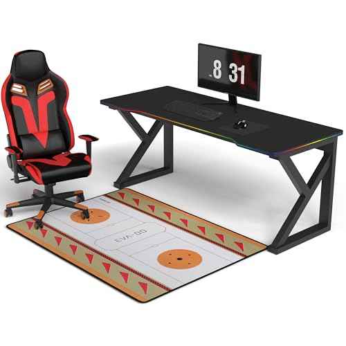 Non-Slip Floor Chair Mat for Evangelion EVA-00 Capsule Series Inspired Design 35"¡¿47"