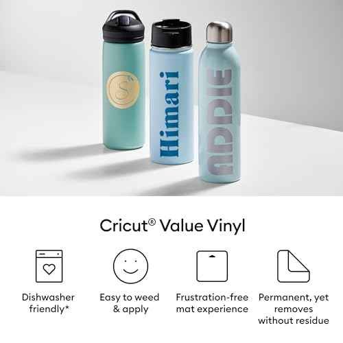 Cricut¢ç Value Permanent Vinyl, Black (12 in x 10 ft)