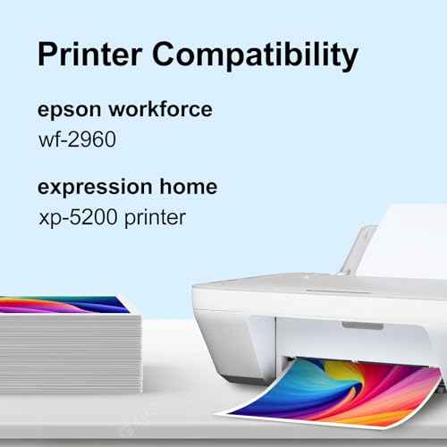 TOKYOINK 222XL Ink Cartridges Combo Pack Remanufactured Replacement for Epson 222 Ink Cartridge 222XL 222 XL Works for WF-2960, XP-5200 Printer (Black, Cyan, Magenta, Yellow 4 Pack)