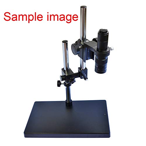 Heavy Duty Microscope Boom Stand with 50mm Lens Holder, Adjustable 3D Movement