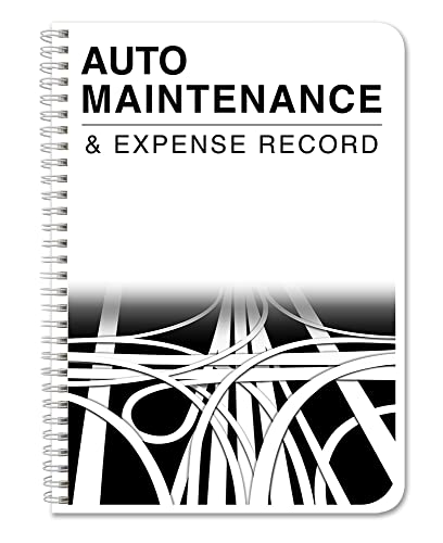 Auto Maintenance Log 5" x 7" Wire-O, 100 Pages – BookFactory