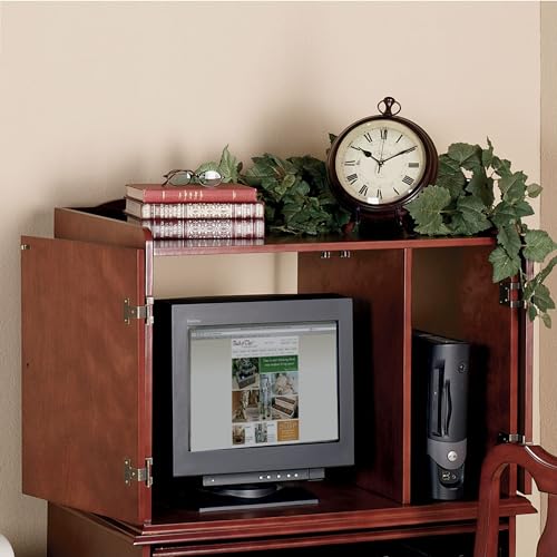 Touch of Class Queen Anne Computer Hutch - Classic Cherry Finish