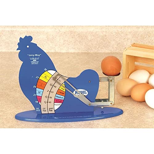 Kuhl JIFFY-III-12 Egg Grading Scale for Poultry, Chicken, Turkey & Duck Eggs