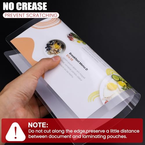 CAREGY 300 Pack Laminating Sheets 9 x 11.5 Inch, 5 Mil Thickness for Photos & Documents