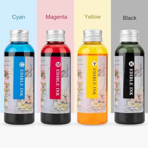 4¡¿100 ML Ink Refill Kit, Compatible for 280/281 270/271 250/251 1200 2200 1500 2500 PG210 CL211 PG245 CL246 Suitable PIXMA iP7220 MG5420 MG5520 MG6420 MX722 MX922 Printers, 4 Colors BK C Y M