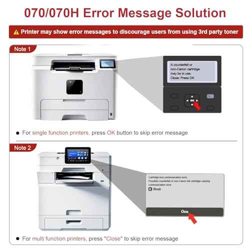 070 Toner Cartridge Compatible for Canon 070 070H Toner Cartridge CRG070 CRG070H for imageCLASS MF465dw MF462dw LBP246dw LBP247dw Printer High Yield 2,900 Pages 1 Pack