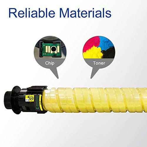 GREENRHINO Remanufactured (High Yield) Toner Cartridge Replacement for Ricoh IM C2000 / IM C2500 - 842308 (Yellow, 1-Pack)