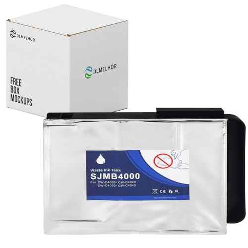 SJMB4000 Maintenance Box C33S021601 C33S021602 Colorworks CW-C4000 Waste Ink Tank Compatible for CW-C4000 CW-C4000E CW4030 Lable Printers
