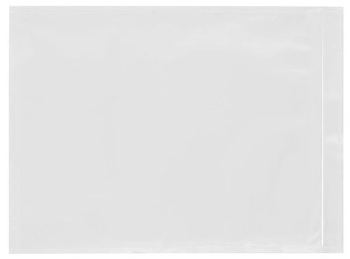 Clear Adhesive 10"x12" Top Loading Packing List/Shipping Label Envelopes Clear (10"x12", 500, Pack)