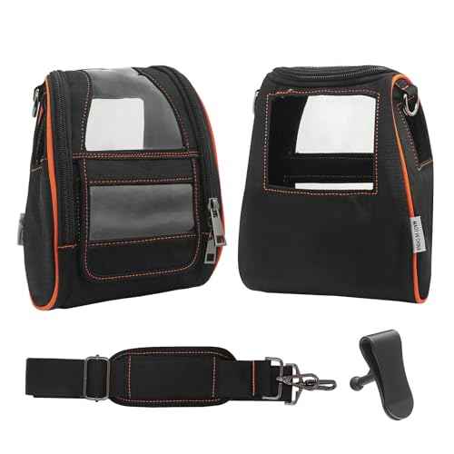 Carrying Case for Zebra ZQ630 & QLN420 - Portable Thermal Label Printer Bag with Shoulder Strap and Belt Clip, Easy Transport and Protection, Convenient Label Access