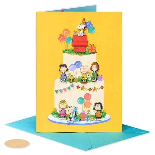 Papyrus Peanuts Birthday Card (Best Birthday Ever)